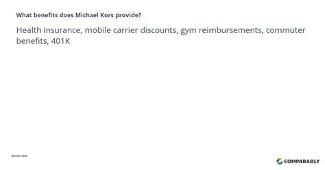 michael kors benefitsnow|michaels part time benefits.